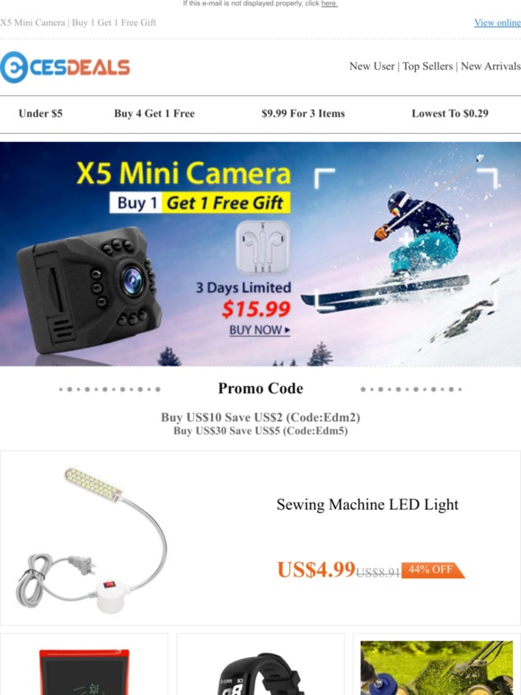 X5 Mini Camera | Buy 1 Get 1 Free Gift