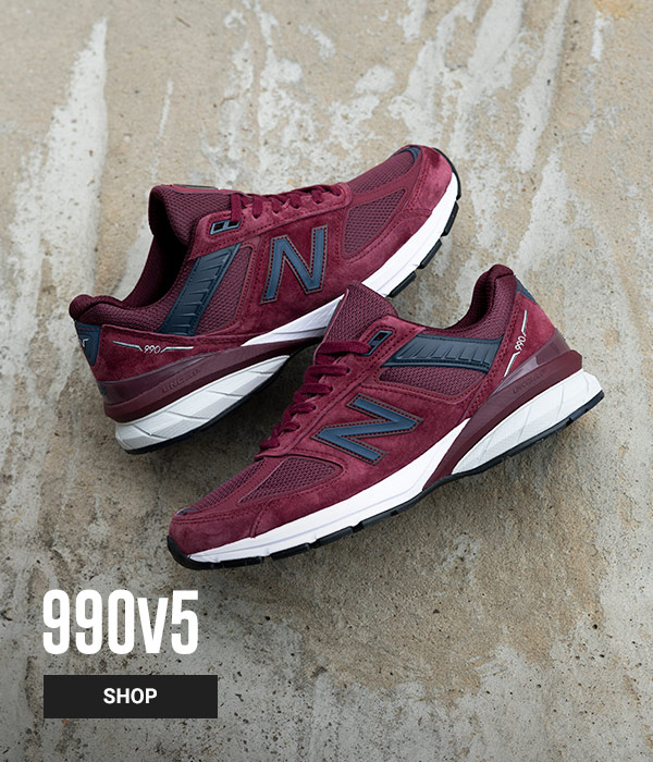 new balance 990v5 burgundy