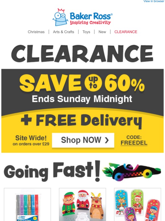 baker ross discount code 2019