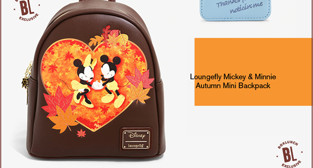 autumn mickey and minnie loungefly