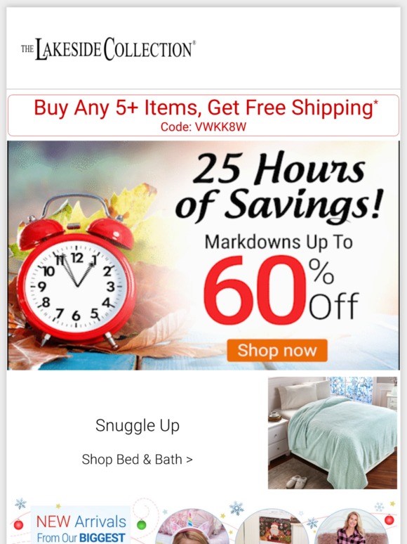 Lakeside Collection ⏰ 25 Hours Of Savings! Milled