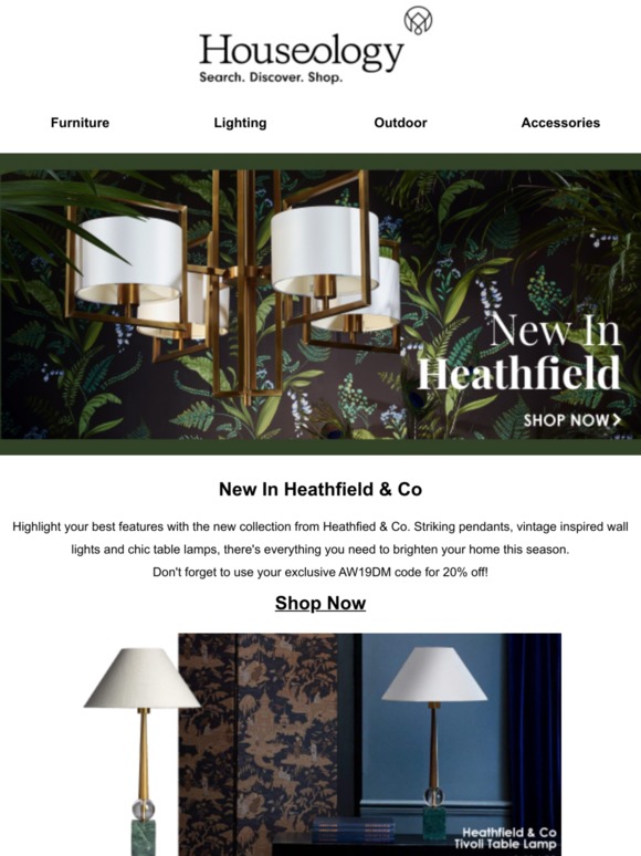 New In: Heathfield & Co