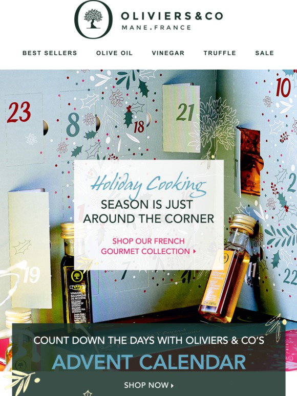 Oliviers & Co BRAND NEW Limited Edition Advent Calendar Milled