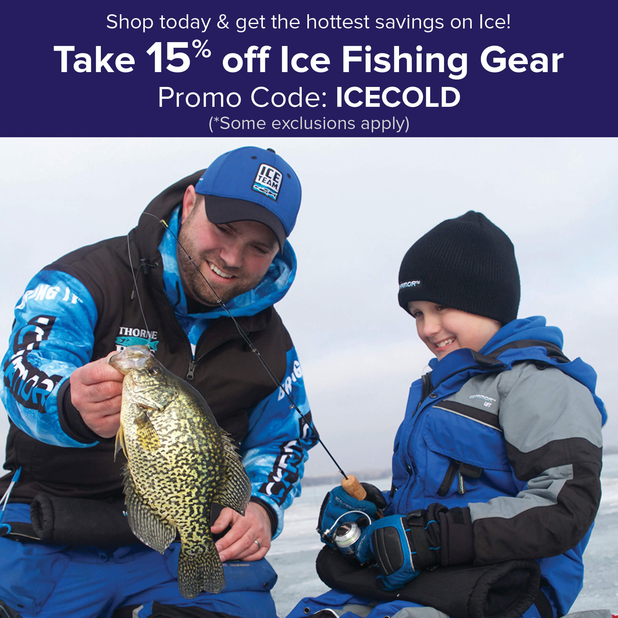 ice fishing gear clearance
