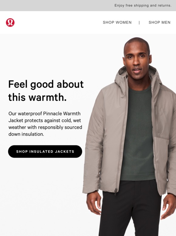 pinnacle warmth jacket lululemon