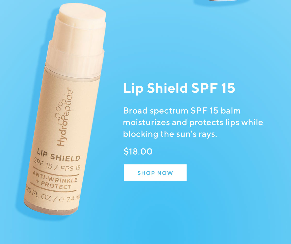 hydropeptide lip shield