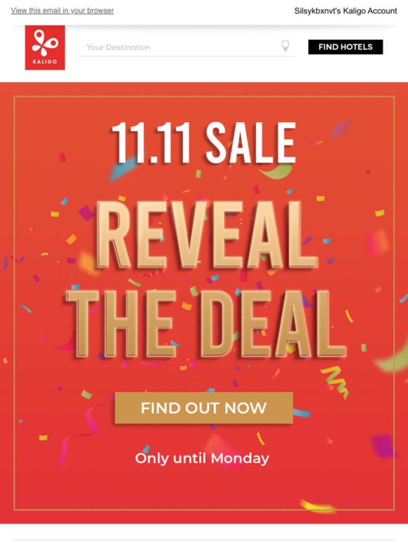 - 11.11 SALE starts NOW!