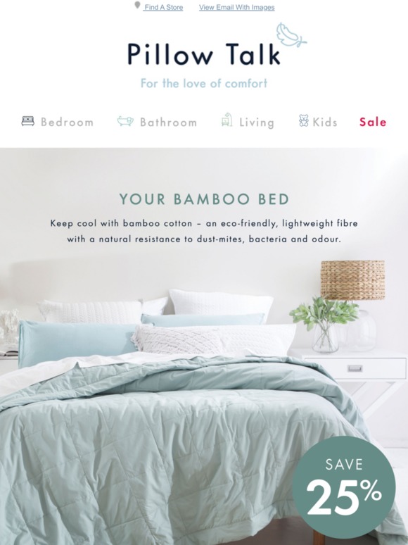 pillow talk bamboo sheets