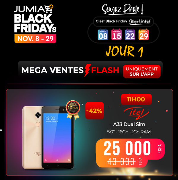 Jumia Cameroun Mega Vente Flash Des 11h A33 Dual Sim 16go 1go A 25 000 Fcfa Profitez En Vite Milled