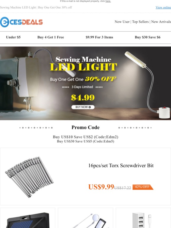 Sewing Machine LED Light | Buy One Get One 30% off