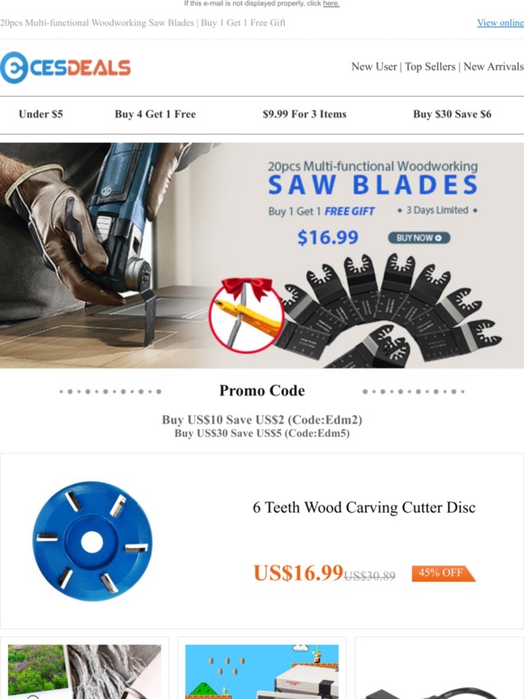 20pcs Multi-functional Woodworking Saw Blades | Buy 1 Get 1 Free Gift