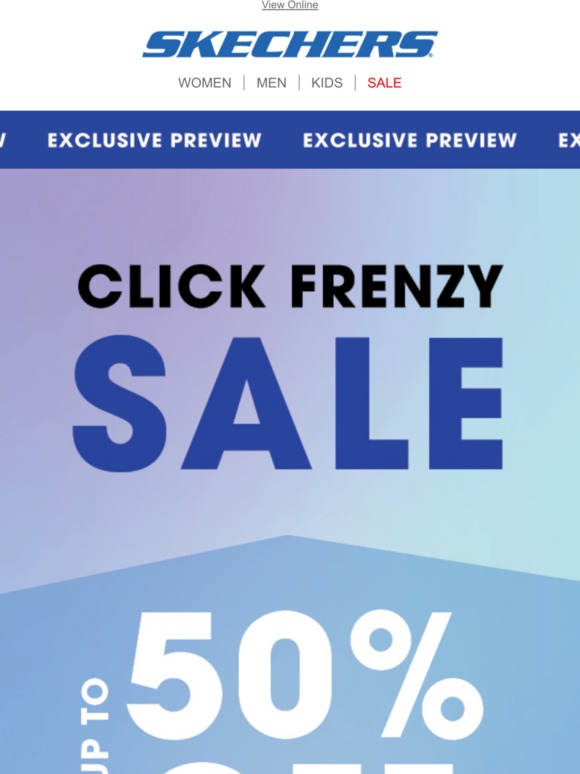 click frenzy skechers