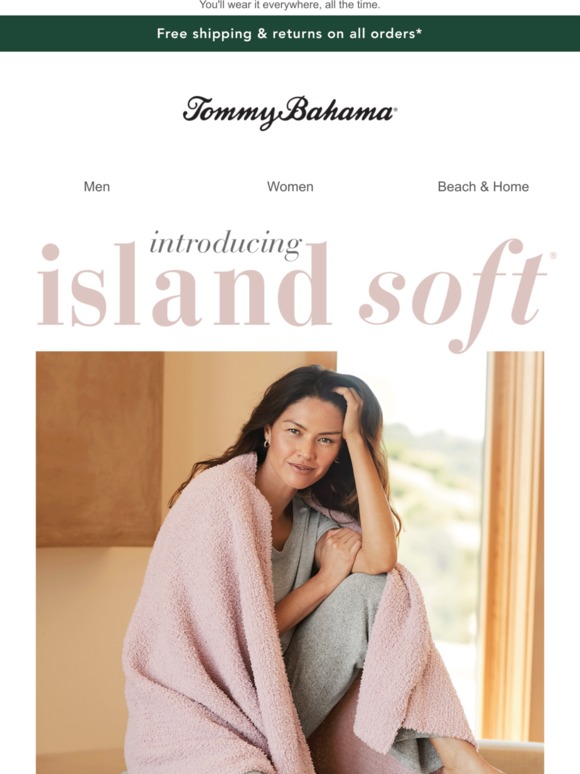 tommy bahama island soft throw