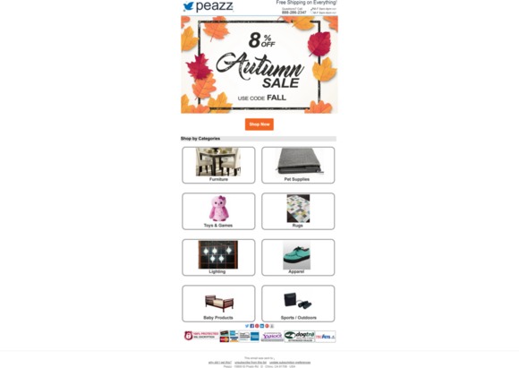 Autumn in the air: Extra 8% off on Everything!