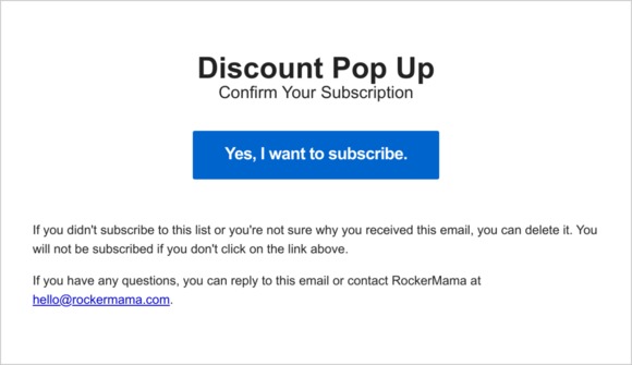 Confirm Your Subscription