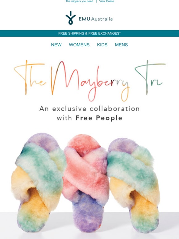 tie dye mayberry slipper