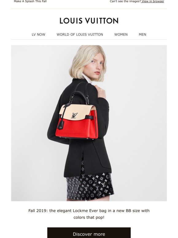 Shop Louis Vuitton LOCKME Exclusive online prelaunch - lockme