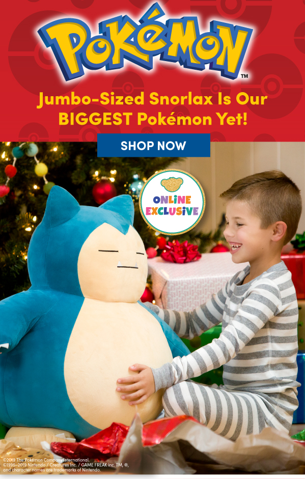 snorlax build a bear uk