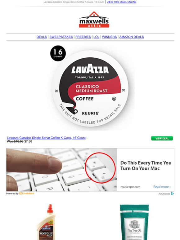 Lavazza Classico Coffee Keurig K-Cup Pods 40ct