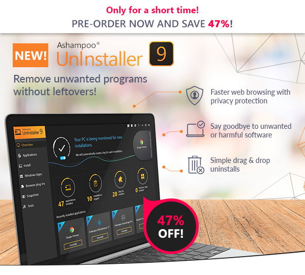 download the new version for android Ashampoo UnInstaller 12.00.12
