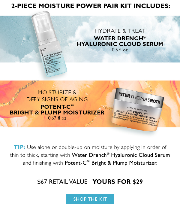 peter thomas roth moisture power pair