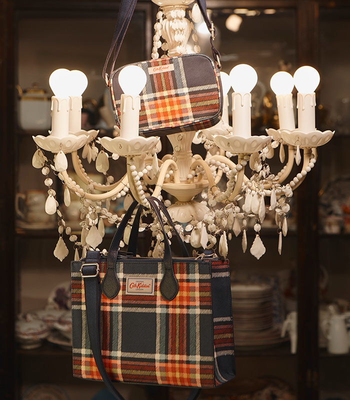 cath kidston tartan bag