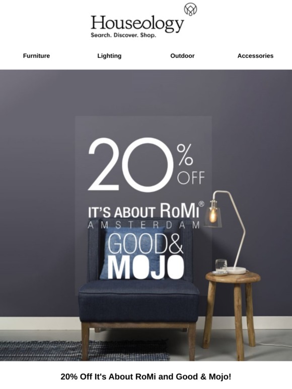 Houseologist, Get 20% Off It's About RoMi and Good & Mojo