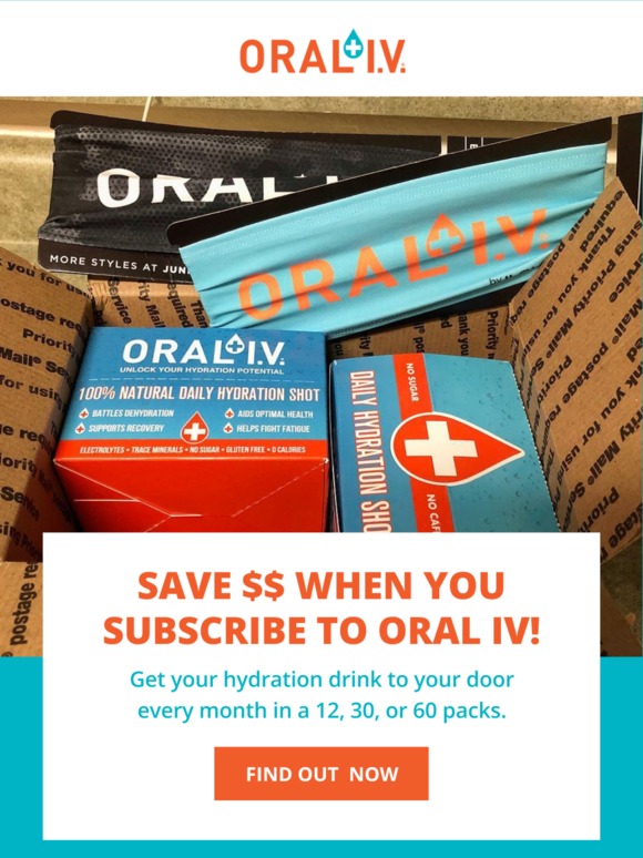 Want Oral I.V. To Your Door Every Month?