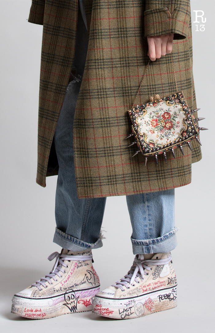 r13 platform sneakers