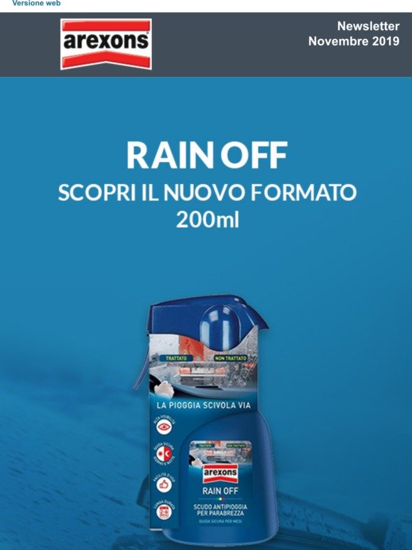 Scopri il nuovo formato Rain-Off