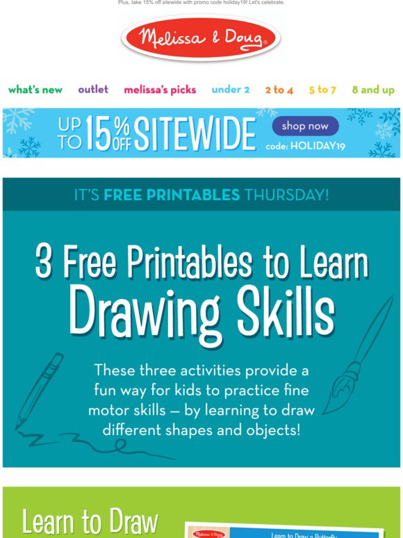 Melissa &amp; Doug: Here are your 3 free printables for this weekend! | Milled