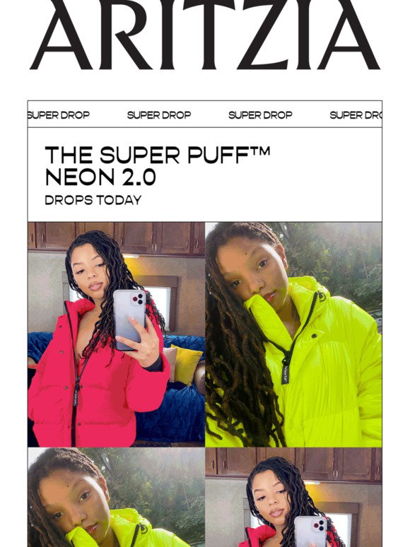 chloexhalle in the Super Puff Neon 2.0 