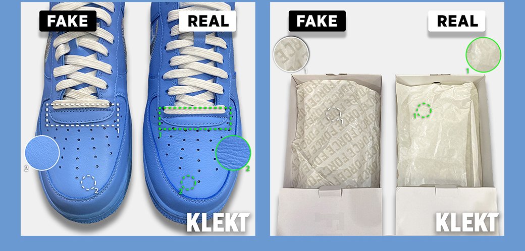 how to tell if off white air force 1 are real