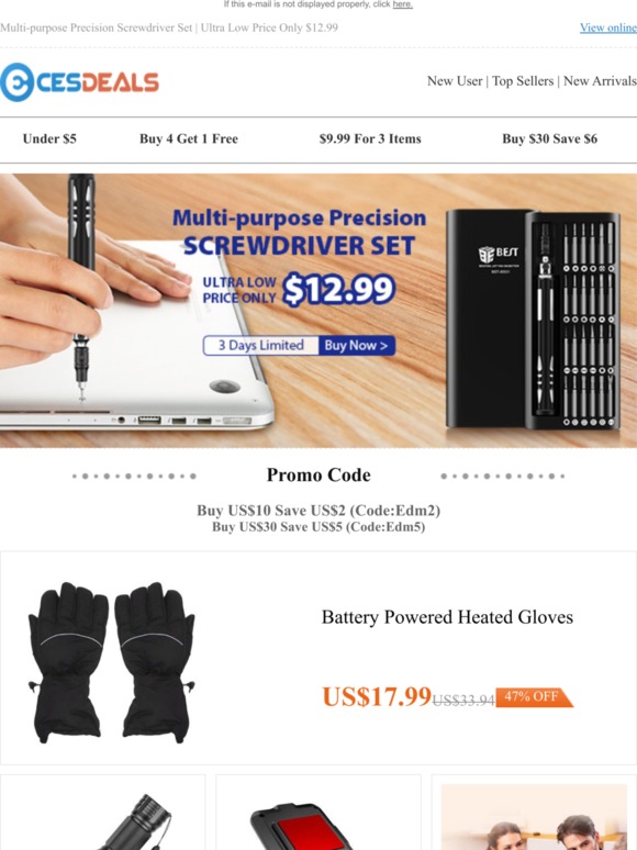 Multi-purpose Precision Screwdriver Set | Ultra Low Price Only $12.99