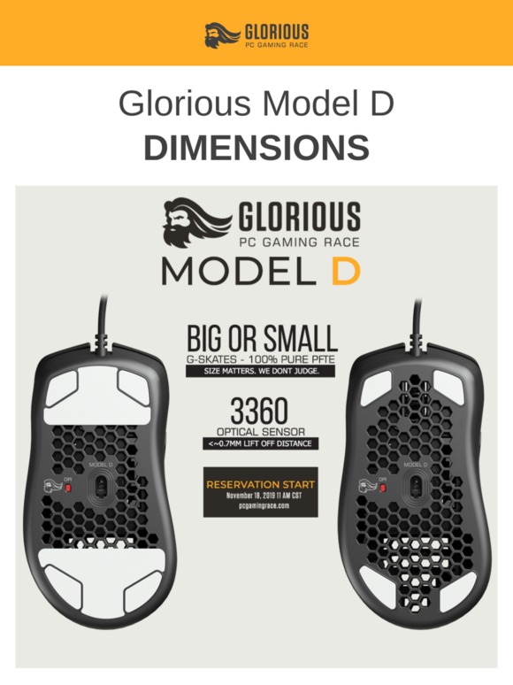 Glorious Pc Gaming Race Llc Glorious Model D Big Or Small Milled