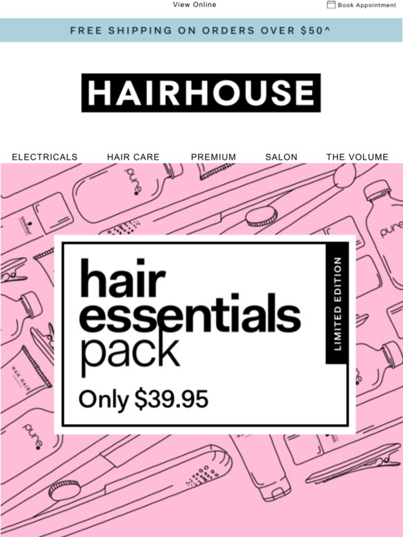 Hairhouse Warehouse Our exclusive, limited edition Hair Essentials