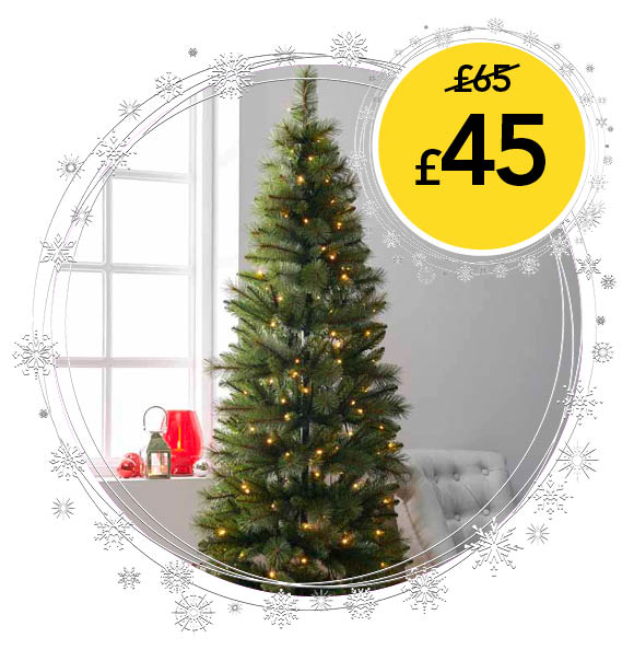7ft pre lit christmas tree wilko amavifurniture.vn