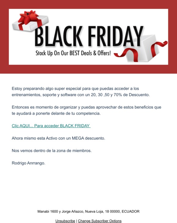 -BLACK FRIDAY... Estoy Preparando Para ti... Miralo!