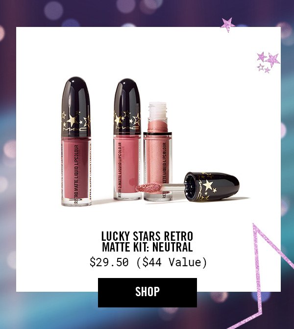 lucky stars retro matte kit
