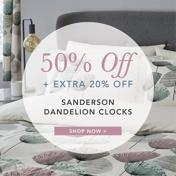 dandelion clocks duvet