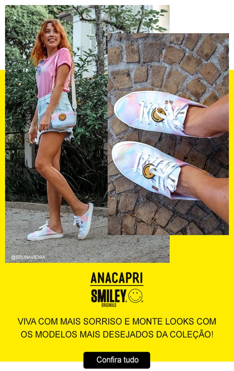 Anacapri: ANACAPRI x SMILEY \u003d MONTE SEUS LOOKS! 😍 | Milled