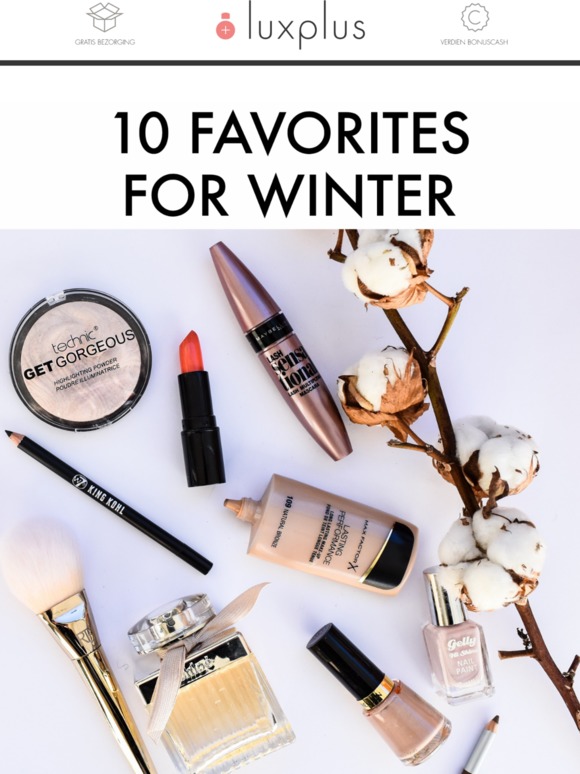WINTER FAVORITES - 10 small miracles for your face and body!