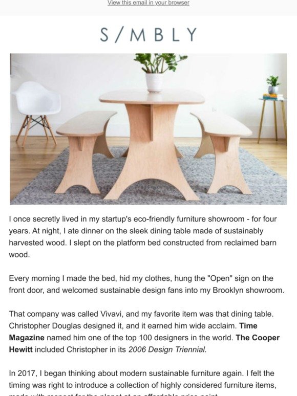 Simbly - Our Modern Sustainable Furniture Has Deep Roots