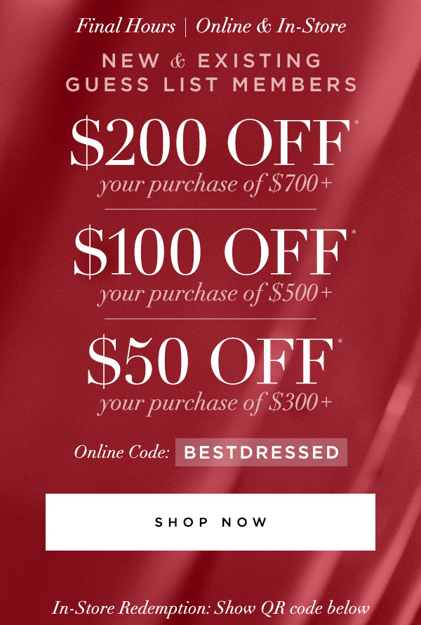 marciano canada coupon code