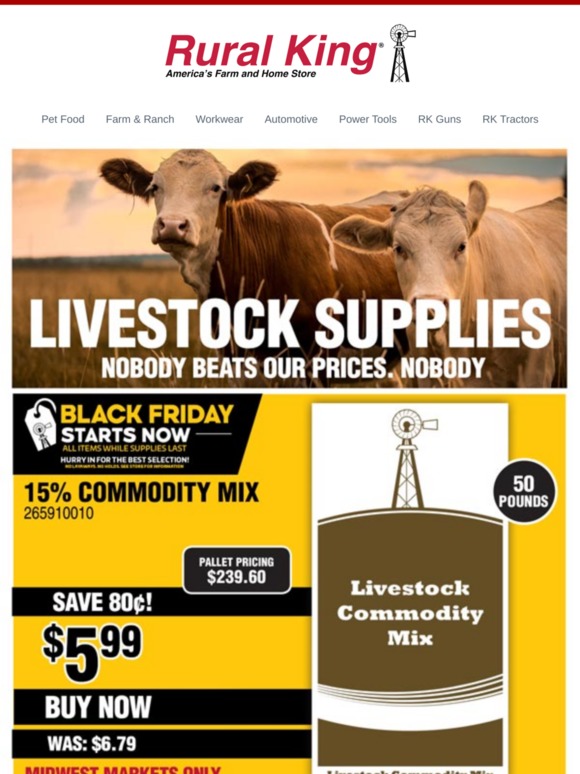 Rural Livestock Supplies Nobody Beats Our Prices! Milled