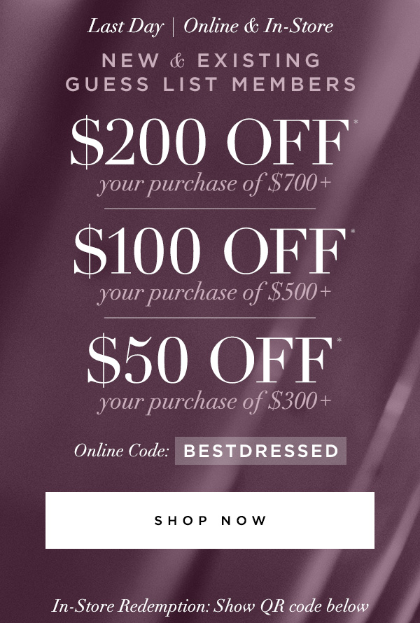 marciano coupon code 2019