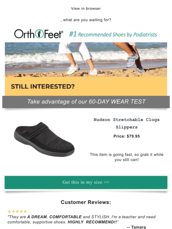 louise stretchable clogs slippers