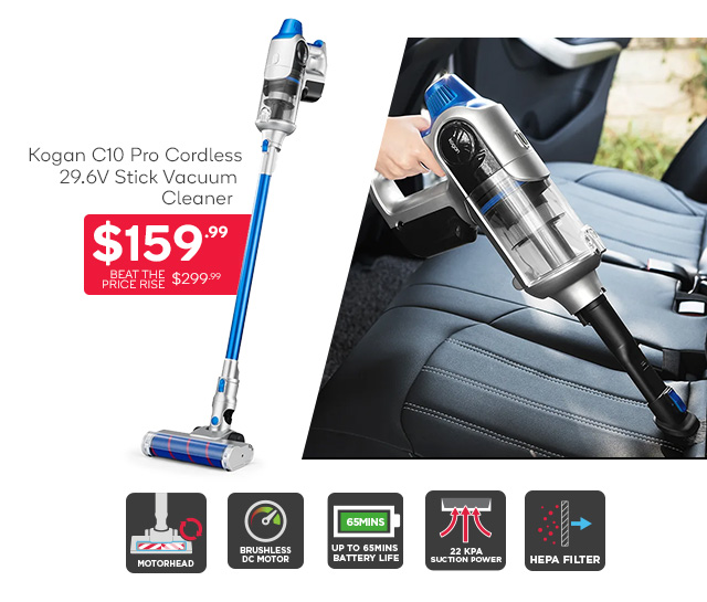 Free Shipping on Cordless Stick Vacs & Robot Vacs* Milled