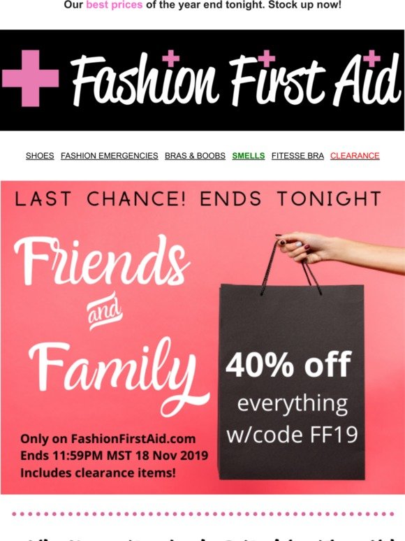 Friends & Family SALE 🙋 40% off ENDS TONIGHT ‼