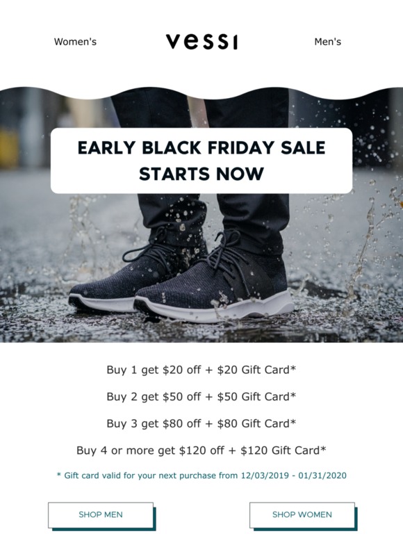 Vessi Footwear Black Friday Sale Starts Now Milled